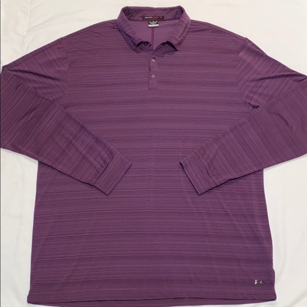 Tiger Woods Collection- Nike Long Sleeve Golf Polo